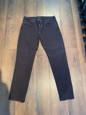 Hudson Jeans Black Straight slim Jeans 38x32